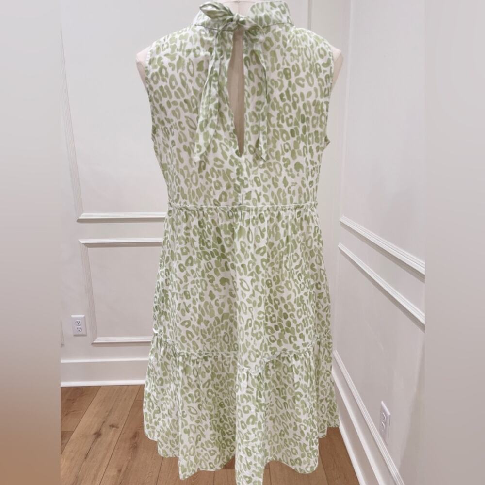 Eva B. Bitzer Cotton Chintsa Beach Dress Leopard Ruffle